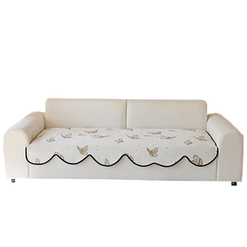 Universales Vier-Jahreszeiten Spezialförmiges Sofakissen Chenille Rutschfestes Leder Sofakissen Leichter Luxus High-End Einfacher Stoffbezug Handtuch