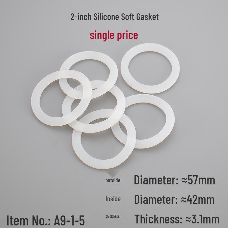 Jeu de Joints Souples en Caoutchouc Silicone et Joints Durs en PTFE - Différentes Tailles Disponibles