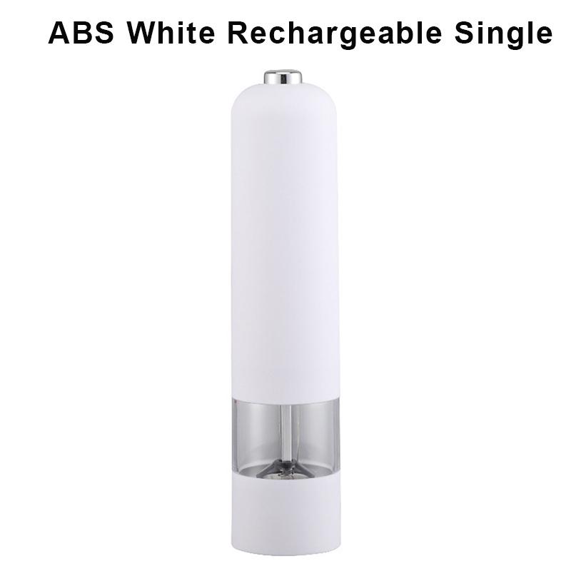 1/2Pcs Electric Salt Pepper Grinder Set One Handed Operation Stainless Steel Spice Mill With Light Automatic Pepper Grinde