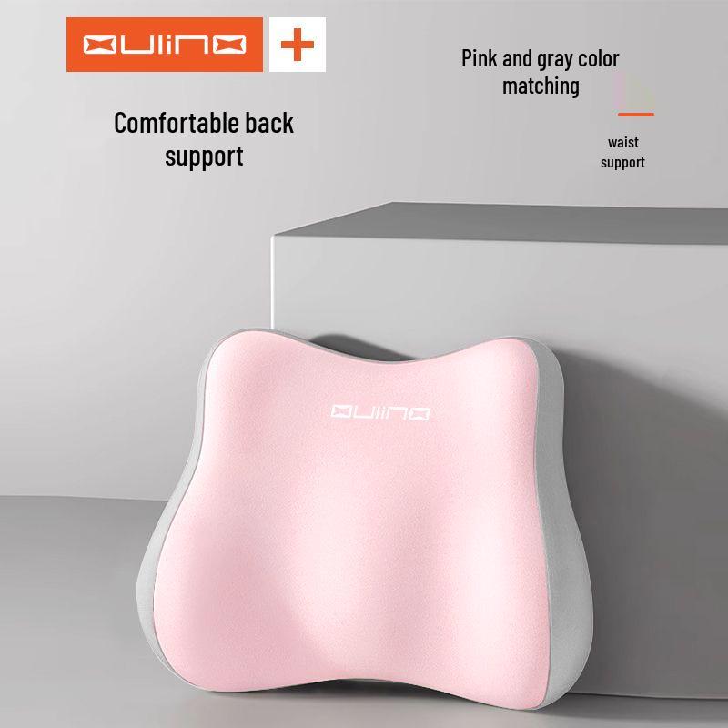 Ergonomický bederní podpůrný polštář pro kancelářskou židli a auto