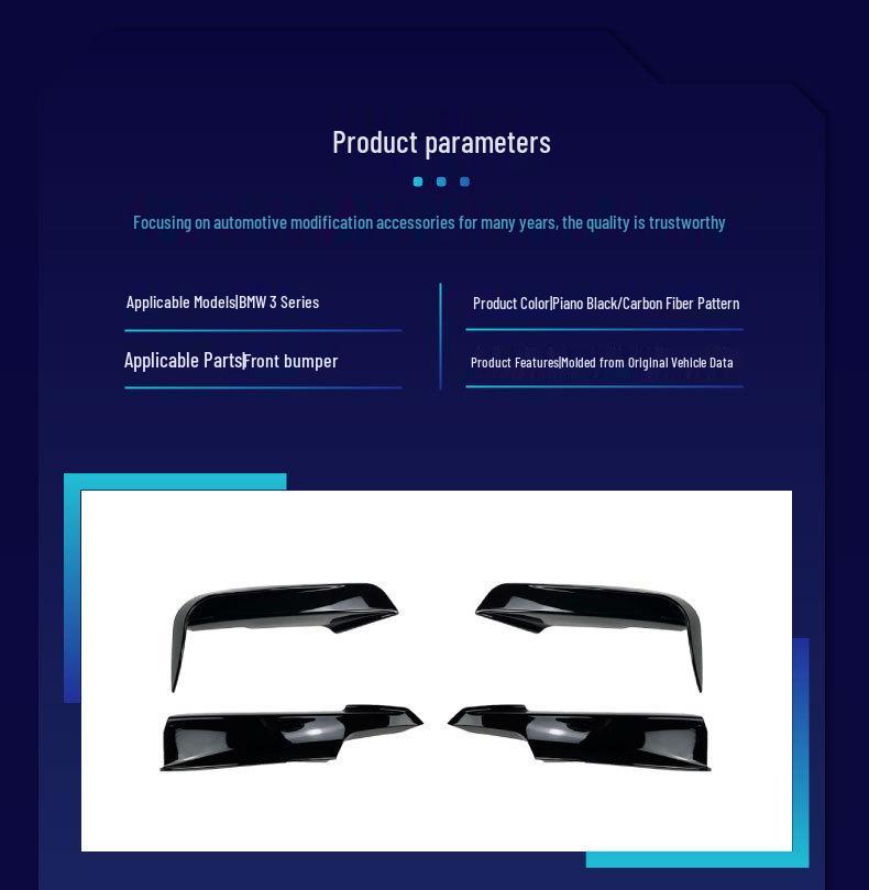 BMW Series Sport Front & Rear Lip Spoiler Grille Window Body Kit