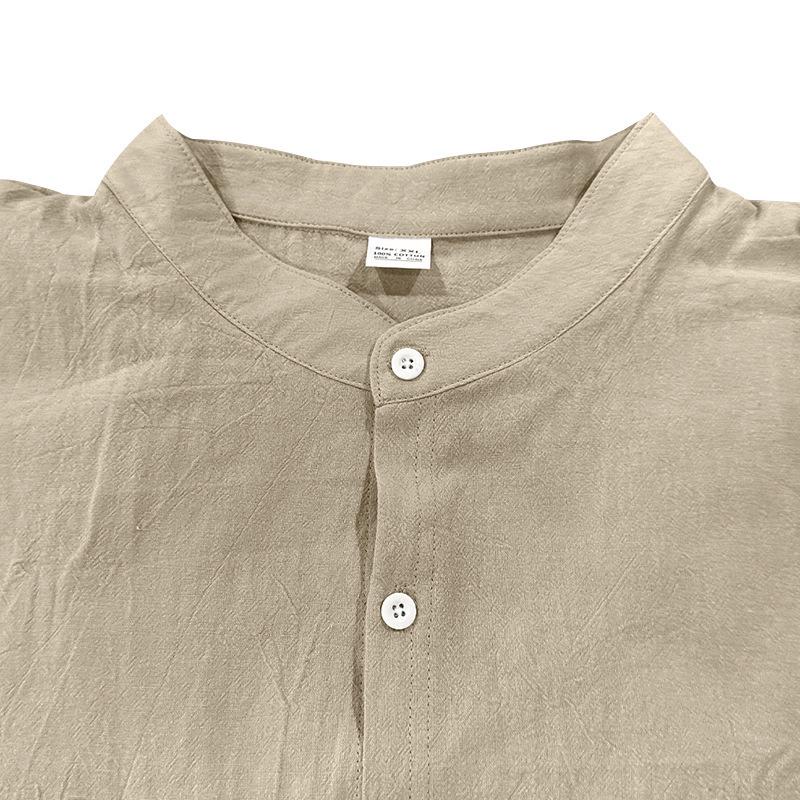 Linen Men's Casual Suit Loose Shirt and Pants Suit Men's Matching Sets Suits and Separates Tracksuits Man Clothes for Man