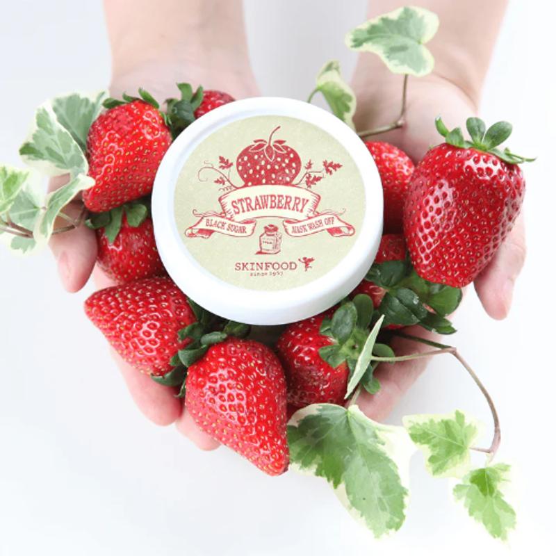 [Skinfood] *renewal* Black Sugar Strawberry Mask Wash off 100g