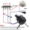 Univerzální motor elektrického ventilátoru s dvojitým kuličkovým ložiskem, měděný drát pro stojací a stolní ventilátory.