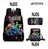 Rainbow Friends Zaino Scolastico Rainbow Friends Zaino Cartone Animato Borsa a Tracolla Astuccio Set da Tre Pezzi