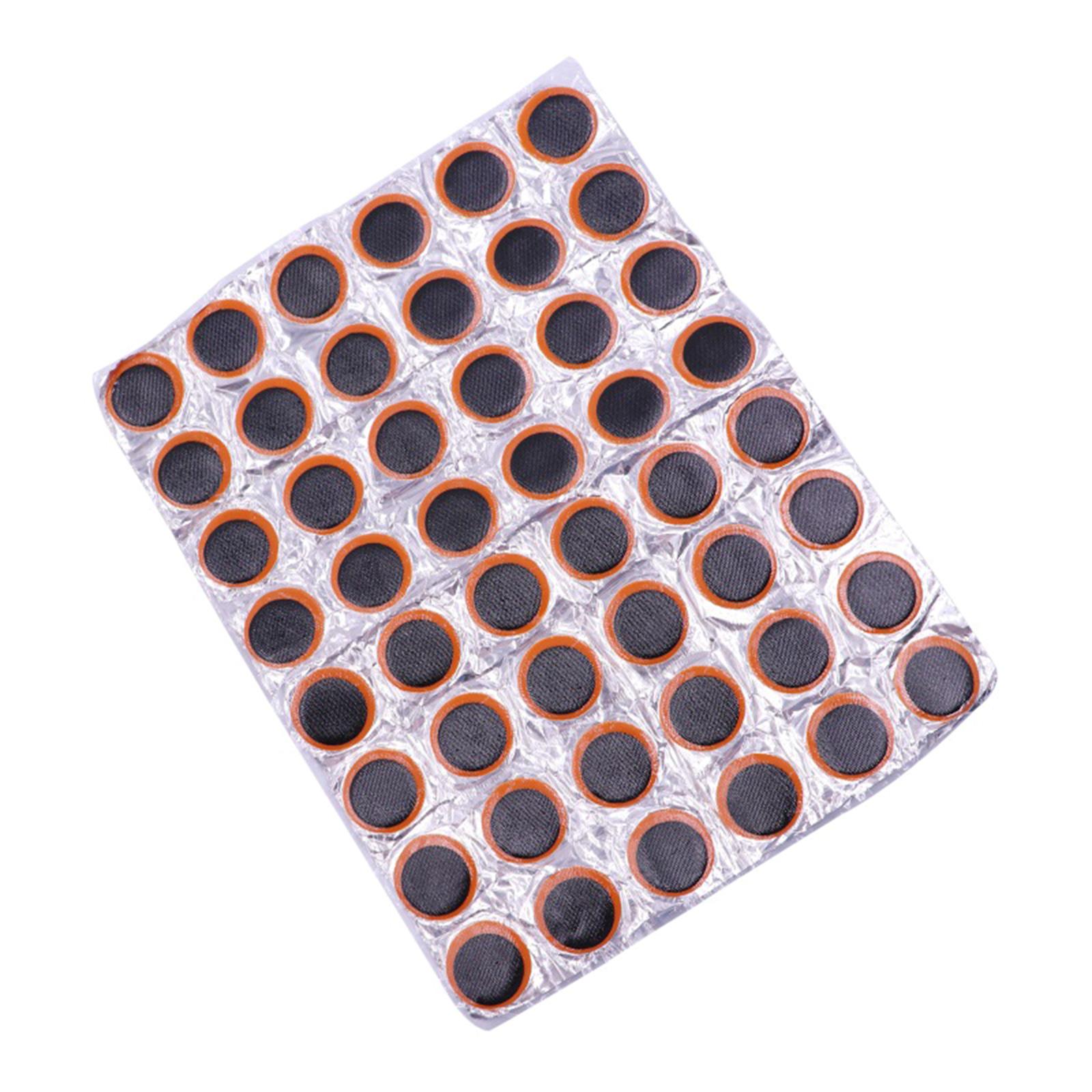 

Набор из 48 заплаток для шин Инструмент для холодной починки Аварийный ремонт шин Водонепроницаемые заплатки для шин Простые в использовании для мотоциклов и велосипедов A