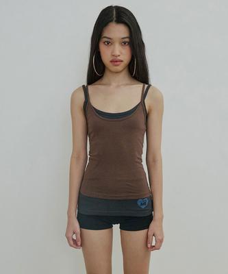 SCULPTOR My Go To Sleeveless Top Brown