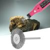 10 Pcs Polishing Brush Steel Wire Flat Type   Brush Hd(3*25mm)