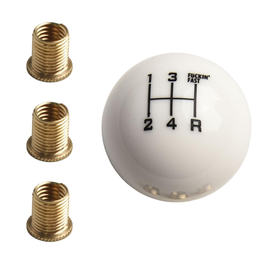 3 Thread Adapters Shift Knob Driving 1 Pc Black Blue Material: Resin Red Condition: 100% Brand New High Quality