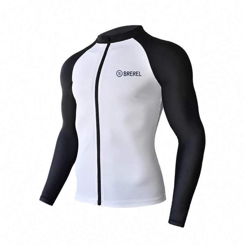 Mens UV Protection Rash Guard Set Long Sleeve Top Pants Quick Dry Swimwear Snorkeling Surfing Beach Vacation Medium