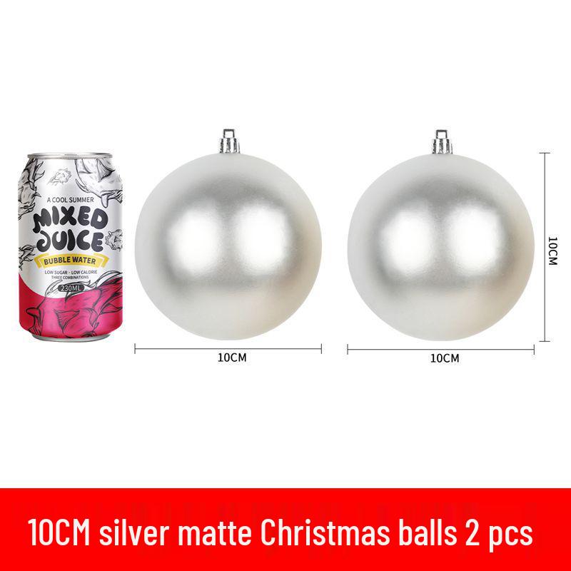 Silver Glitter Christmas Hanging Ornaments: Shiny Plastic Balls 6-30CM for Festive Decorations