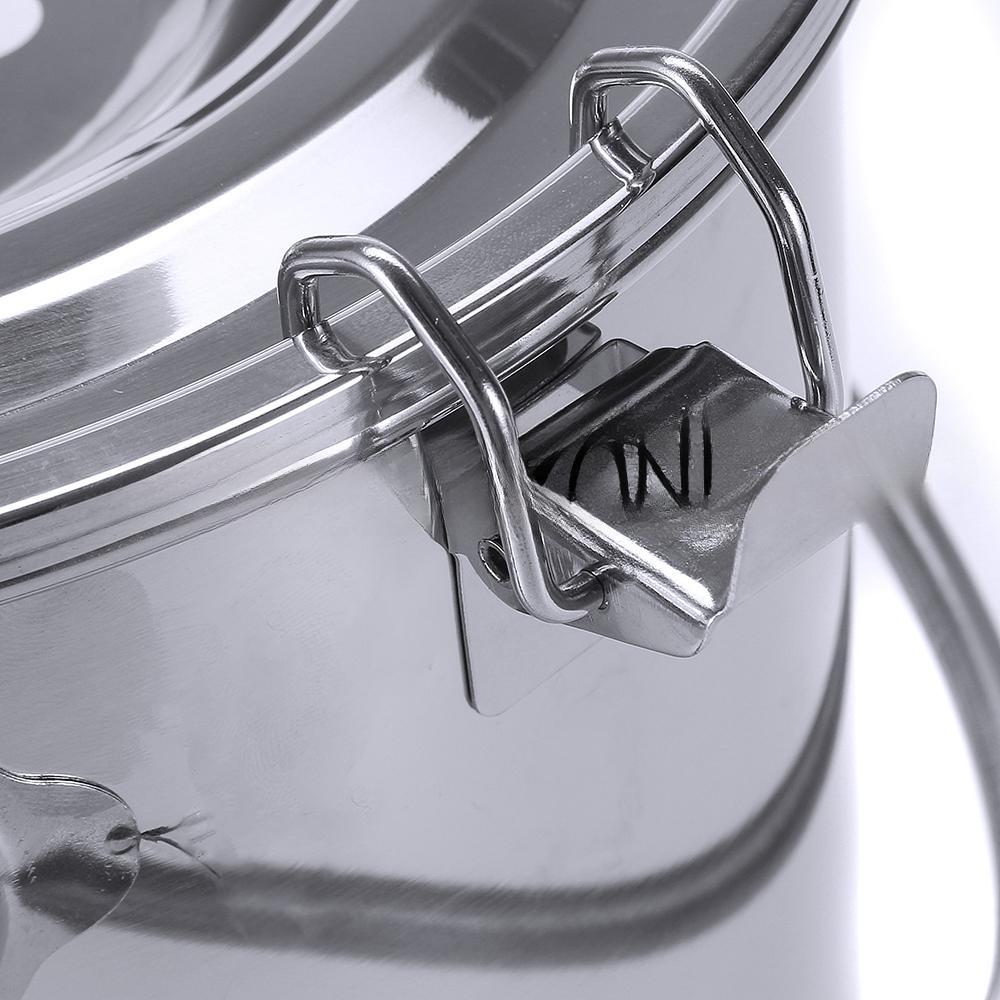 Wiadro ze stali nierdzewnej Pompa próżniowa ssąca Dojarka domowa Krowa Koza Owca Dojarka Ze stali nierdzewnej Elektryczna maszyna do dojenia NOWA 5L