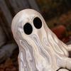 Flexible Halloween Figurine, 3D Printed Mini Grim Reaper/Ghost Statue with Movable Joints, Collectible Gothic Ornaments for Shelf, Desk, Home Decor