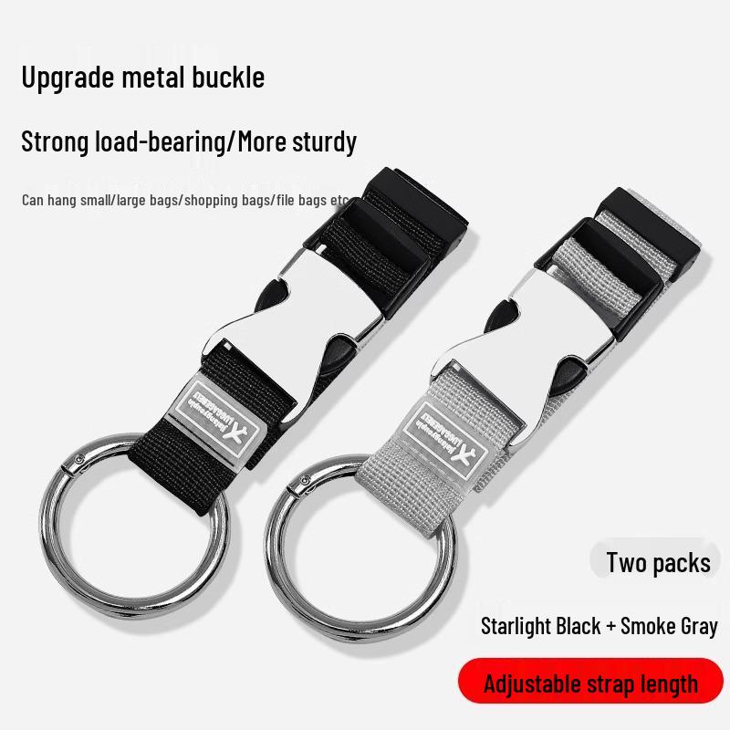 Travel Essential Suitcase and Backpack Anti-Lost Bungee Cord Strap with Hanging Buckle