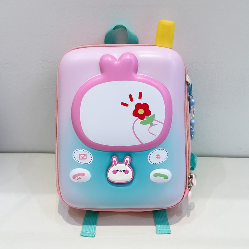 Childrens Eva Animal Pattern School Bag With Ergonomic Shoulder Straps For Toddlers