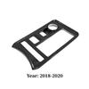 For Ford Edge 2018   ABS Carbon Fiber Car Front Storage Box Panel Decoration Cover Trim Styling Interior Accessories