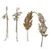 Glitter Bridal Headwear Earring Set Handmade Flower Headbands  Female Decoration