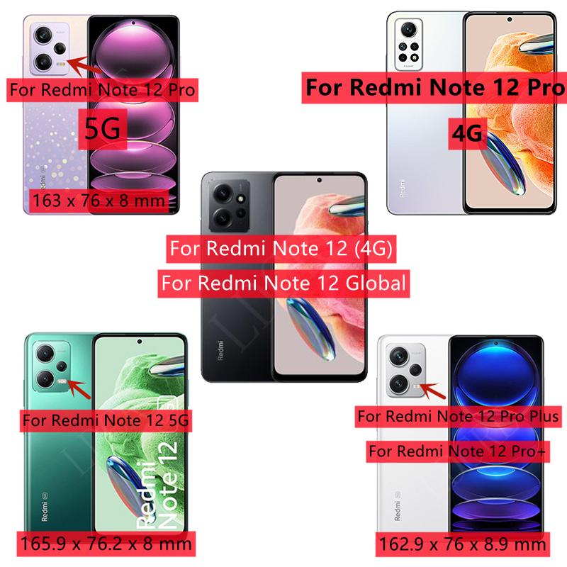 Pro kryt Xiaomi Redmi Note 12S pouzdro Redmi Note 12S Capas zadní tekutý silikon měkké TPU pouzdra Redmi Note 10 11 12 Pro Plus 12S