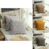 Soft And Fuzzy Geometric Diamond Pillowcase For Home Decor