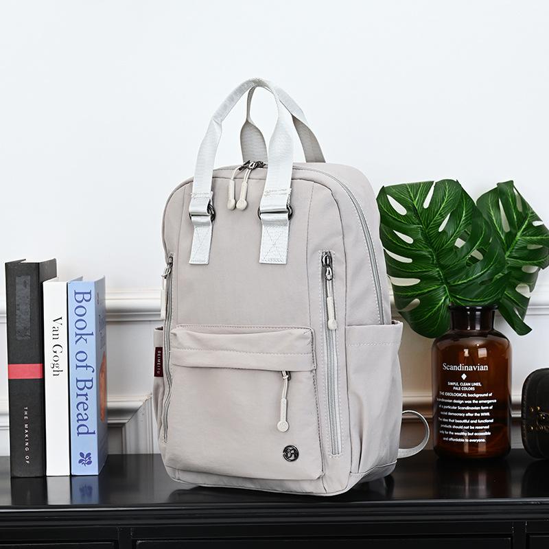 Schoolbag Fashion Large Capacity Backpack Spring New Simple Versatile Nylon Casual Bag Women's Travel Backpack