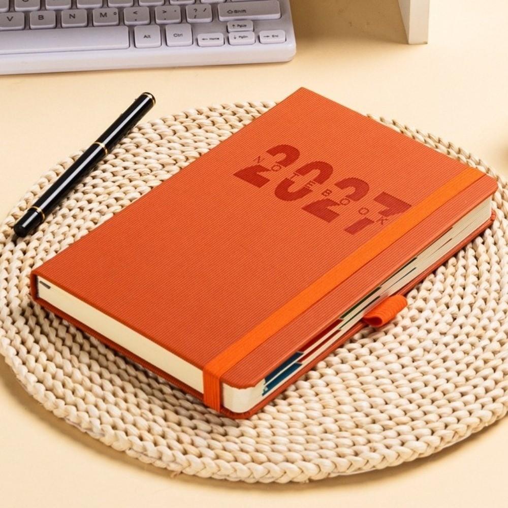 Durable English 2027 Schedule Planner Notepad 12 Months Efficiency To-do List Notebook Simple Portable Diary Writing Pads Travel