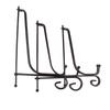 Black Sliver Iron Easel Display Stand Book Holder Photo Pedestal Bowl Dish Frame Picture Plate Rack Easel Crafts Bracket