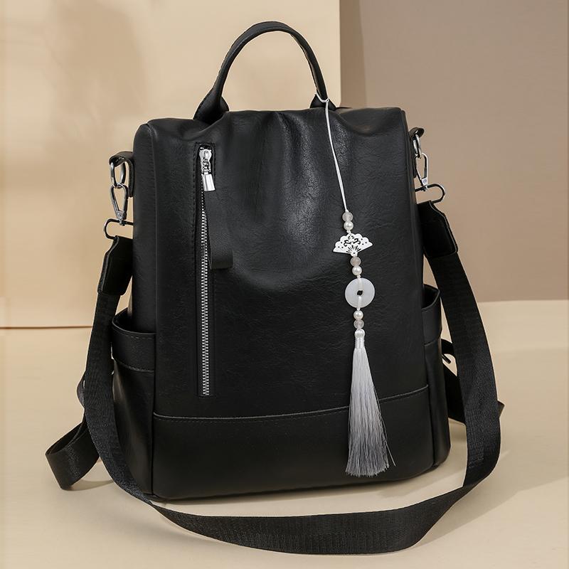 Quasten-Rucksack, Diebstahlschutz, Damen-Rucksack, Pendlerrucksack, große Kapazität, Mehrzweck-Reiserucksack