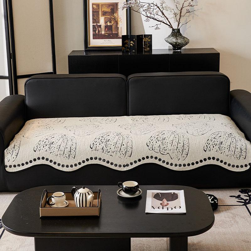 Special-Shaped Sofa Cushion Fixed Non-Slip  New Sofa Seat Cushion Light Luxury High-End Irregular Sofa Cover