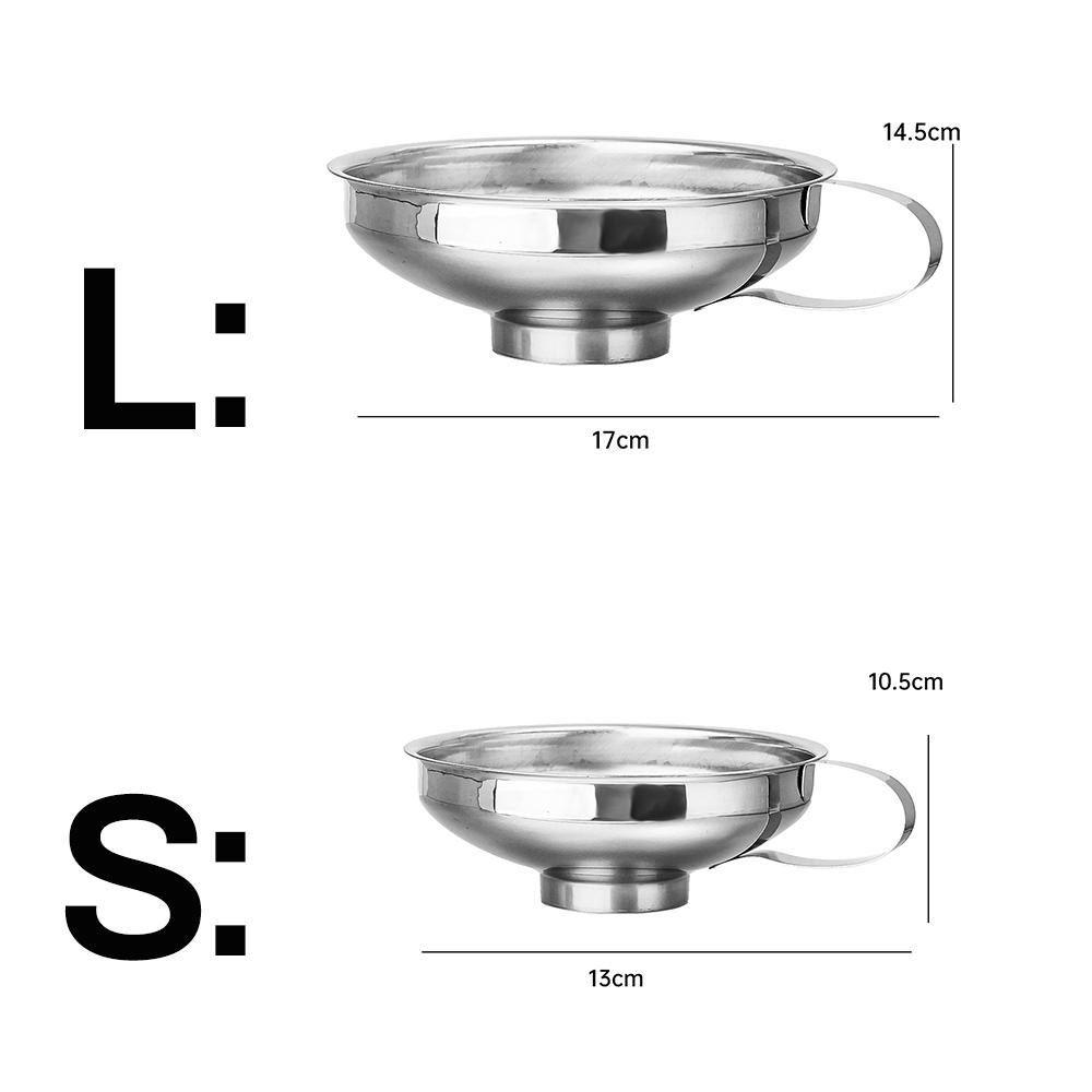 

2 нержавеющая сталь широкое горлышко воронка для консервирования салатная заправочная воронка сито кухонные инструменты аксессуары для дома принадлежности