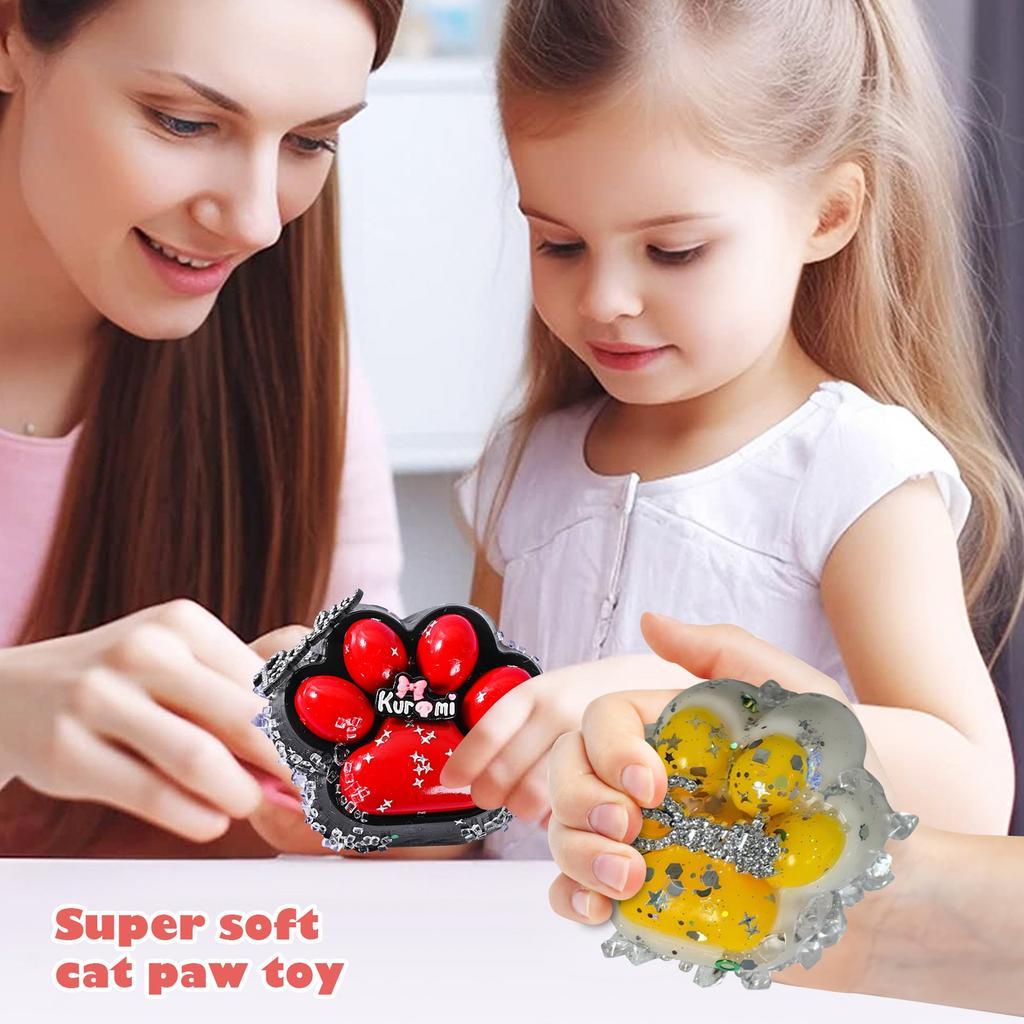 Sequins  Cat Decompression Toys New DIY Pinch Happy Decompression Toys