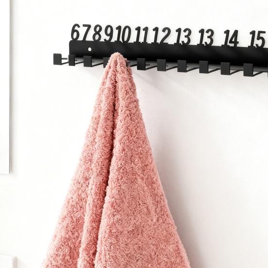 Metal Wrench Organizer Wall-Mounted Wrench Holder with Size Number Heavy Duty Tools Storage Rack for Garage Shed Work Van Garden Shop Mechanic Yard