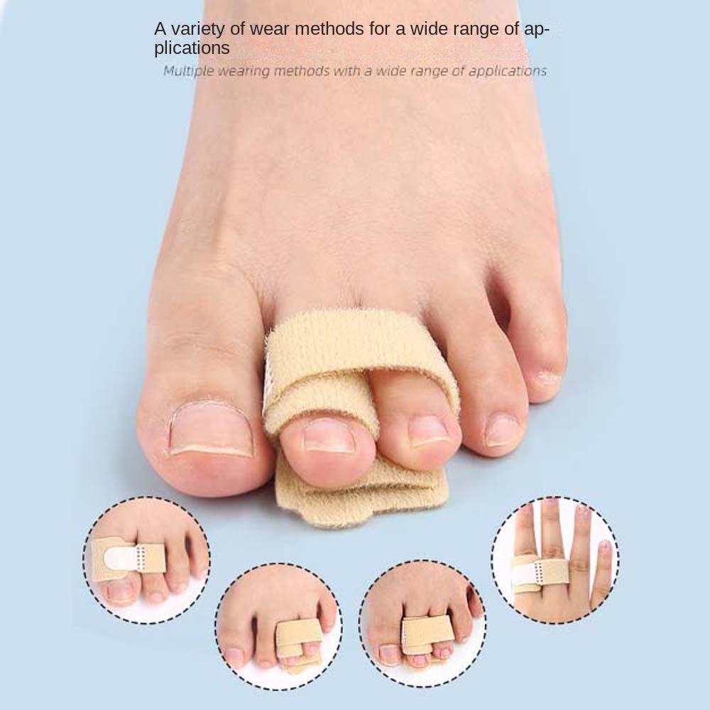 1pc Straightening Toe Splint Support Joint Stabilizer Toe Joint Support Toe Fix Strap Protector Thumb Injury Toe Care Tools