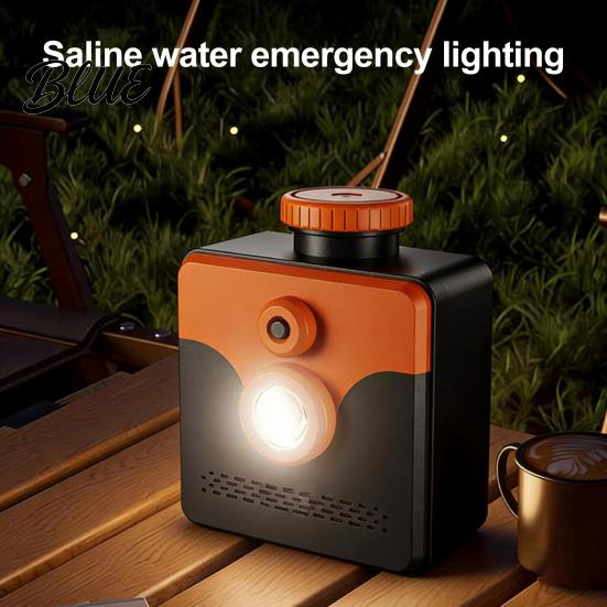 Water Activated Flashlight Salt Lamp 250 Lumen 400-Hours Long-Lasting LED Emergency Light No Charging Survival Gear for Hurricanes Needed