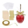 2025 Trend Candy Caramel Sticks And Bags- 36 Pack 36 Bags, 36 Sticks, 1 Glitter Ribbon Making Kit