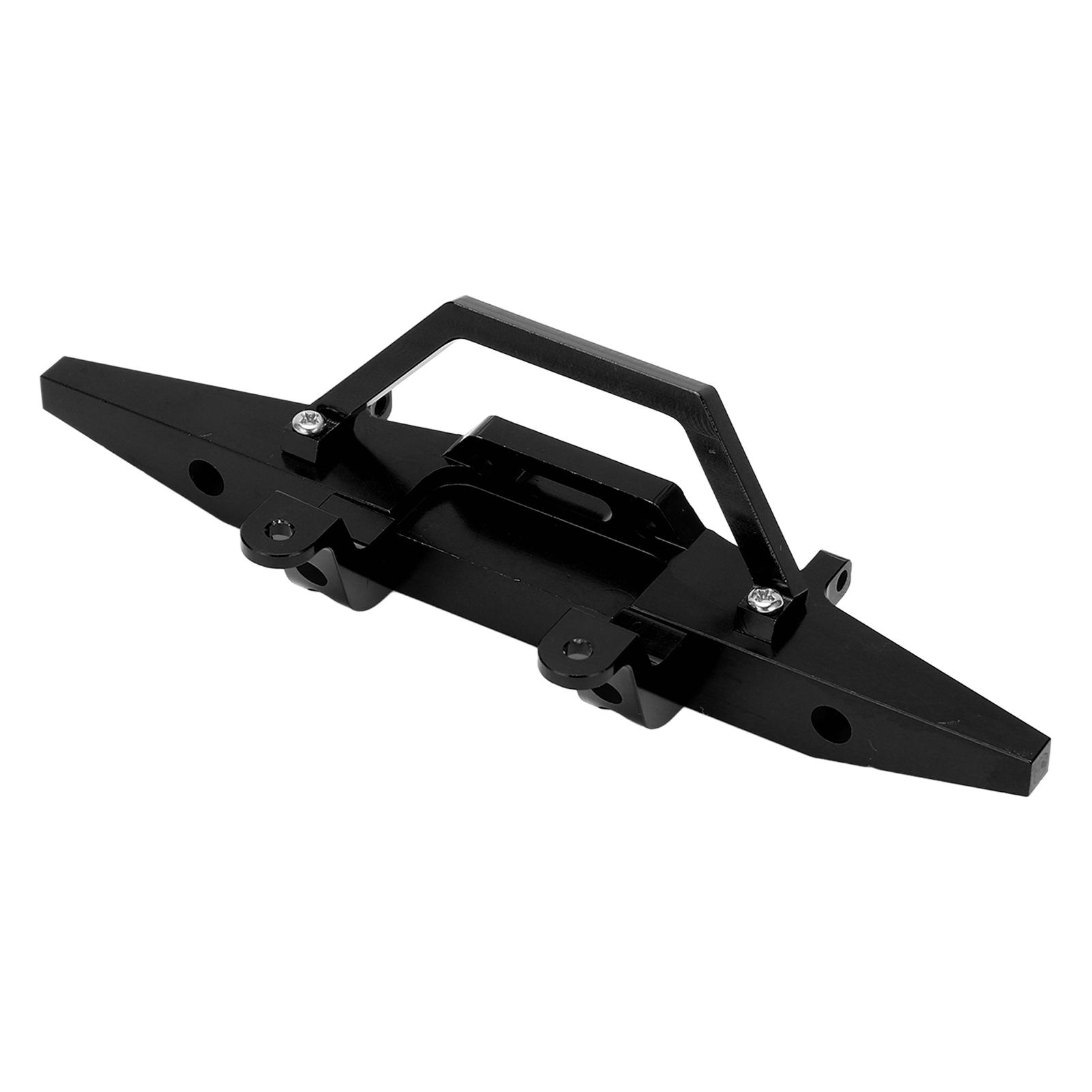 

Металевий алюмінієвий передній бампер для радіокерованого автомобіля Car Defender з буксирною скобою для MN D90 1 12 Радіокерований автомобіль Чорний чорний