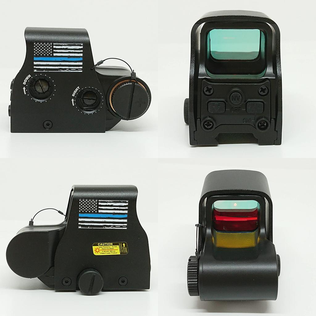 [AERITH BLACK] Bright Lens 556 US Flag Type Replica Dot Sight for EXPS3 Holographic Sight 556F (BK)