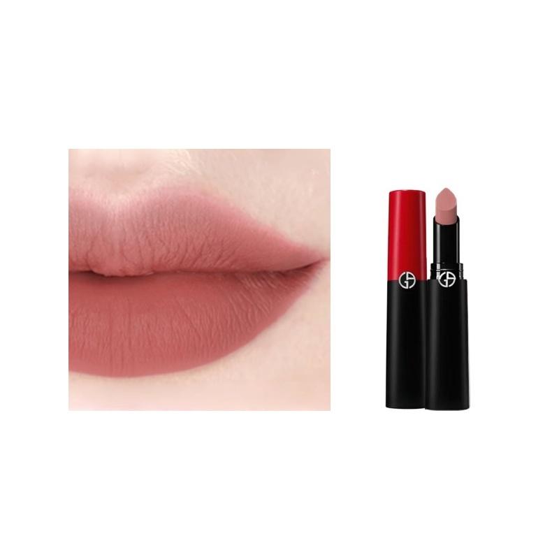 Armani Power Lipstick Matte Edition Red and Black Tube Lipstick Matte Easy to Color Complexion Moisturizing #111