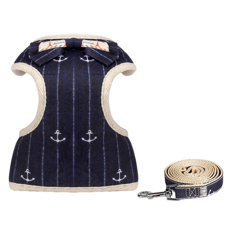 Vest type cat rope chest strap out cat anti-break free cat rope does not restrain the hand cat leash