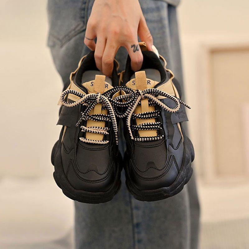 

Модная женская обувь Белые весенне-осенние спортивные кроссовки Черные спортивные кроссовки Женская обувь Дизайнерская Роскошная Мода Y2k H Повседневная Дешевая 39 A 35