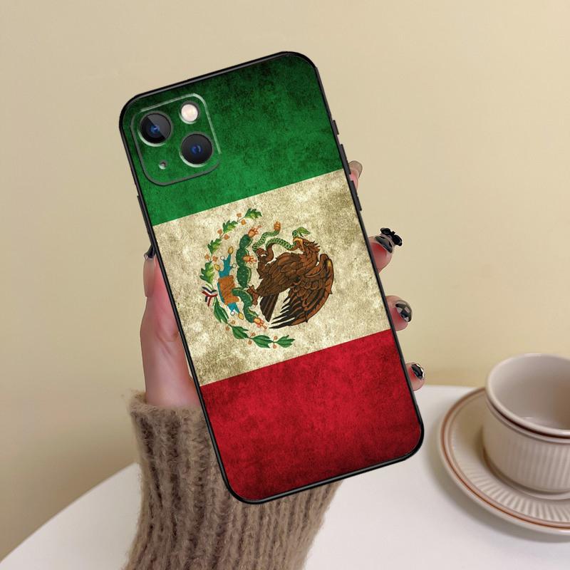 Mexico Mexican Flag Phone Case For iPhone 17 16 15 14 13 11 12 Pro Max Mini 15 16 Plus 16e 17 Air Cover Funda