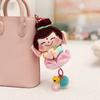 Cute Lotus Small Buddha Treasure Plush Toy Small Pendant Doll Good Luck Lotus Bag Keychain Hanging Decoration
