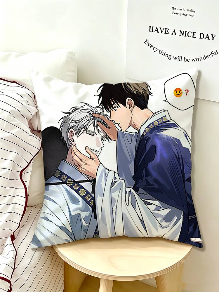 BL M-Manhwa P-Passion Pillow Case Pattern Printed Pillowcase For Living Room Sofa Cushion Cover