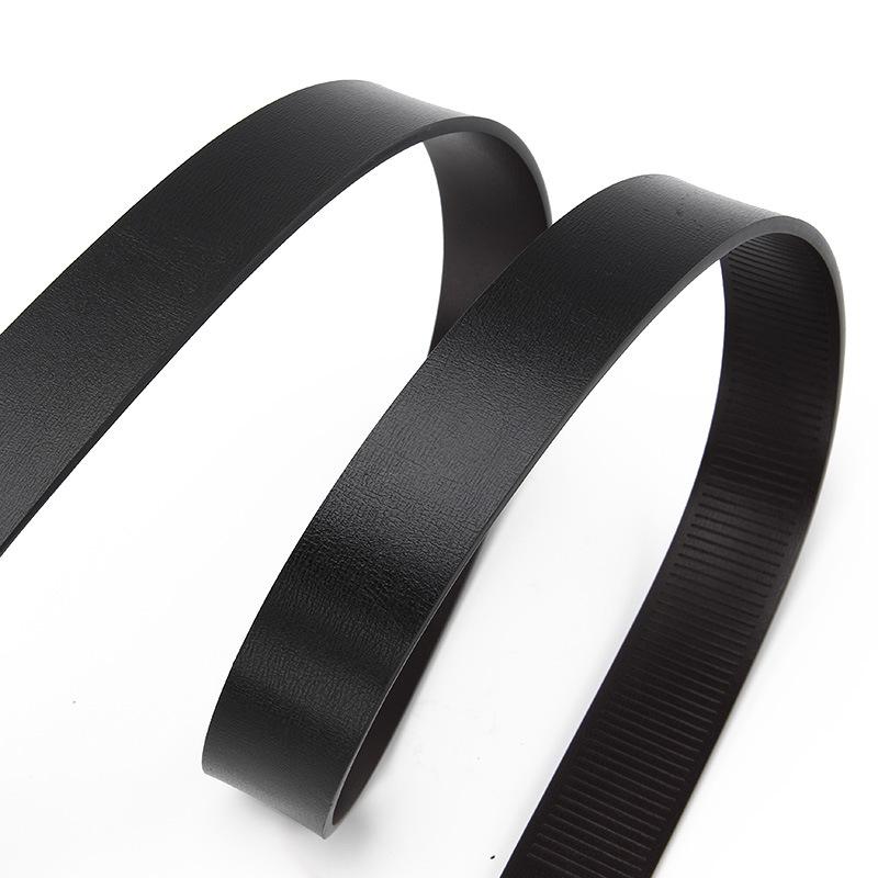 Wearing Toothless Automatic Buckle Belt Men's Genuine Leather Belt  Cowhide Korean Style Casual