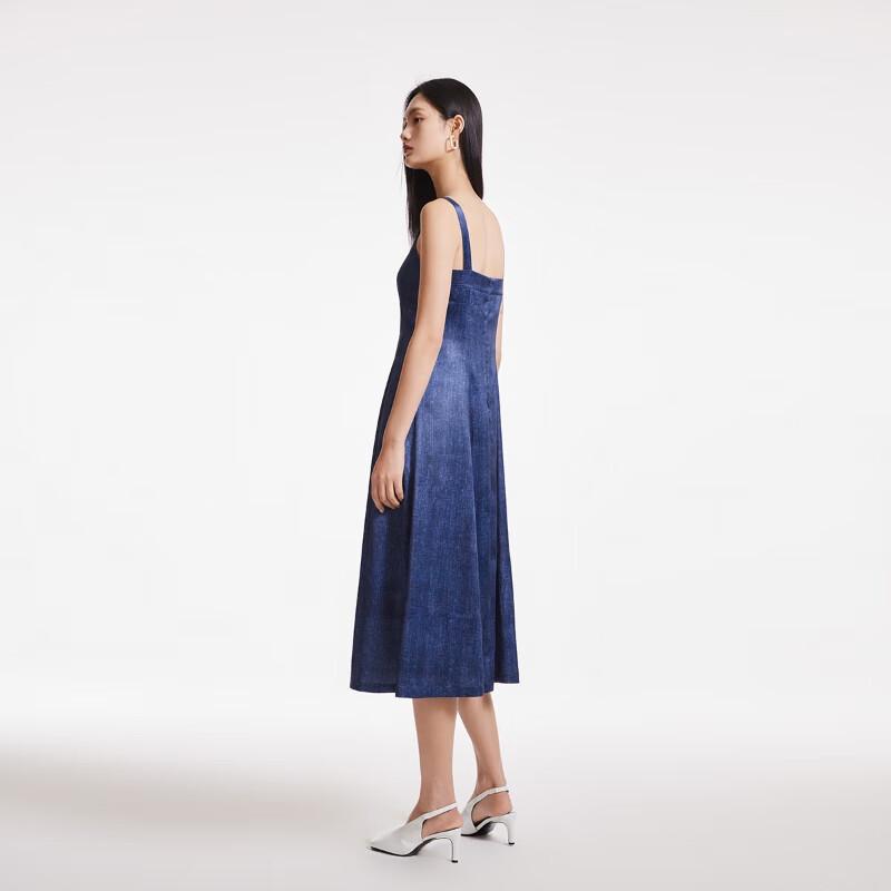 VEROMODA Women's Pleated High-Waist Sling Midi Dress