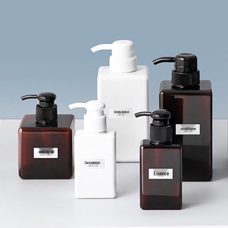 Portable Travel Bottle Set: Empty Bottles for Shampoo, Shower Gel, Hand Soap, and Lotion
