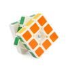 Puzzle With Spring Smooth Rounded Corners Third-Order Rubik'S Cube Solid Color Positive-Order Rubik'S Cube Competition Racing Toy Color Box