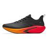 Rocket 7 Leder Rutschfeste Laufschuhe Herren Sneaker Basic-Schwarz Flammenorange-Rot 112545581-10