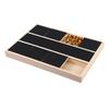 Flexible Canine Grooming Scratcher Board From Sustainable Wood assists Tooth Health 35x25cm