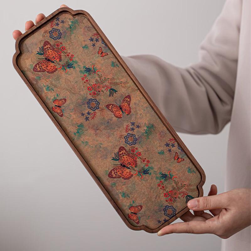 Walnut Wood Rectangular Serving Tray