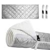Air Conditioning Hose Insulation Cover Suitable for Exhaust Ducts Thermal Protection with Adjustable Elastic Straps